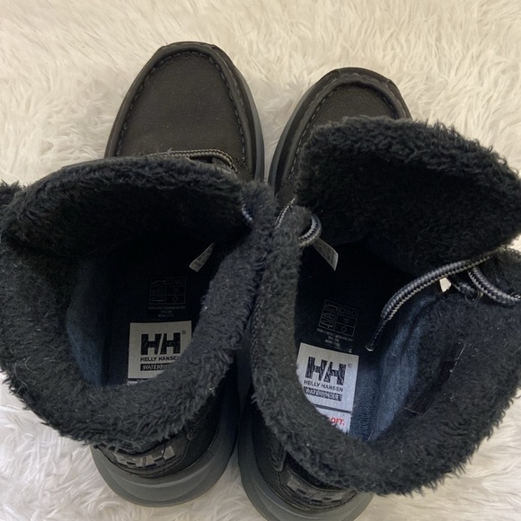 Helly Hansen Men’s Black/Grey Waterproof Primaloft Winter Boots.Size-9 - Picture 9 of 14